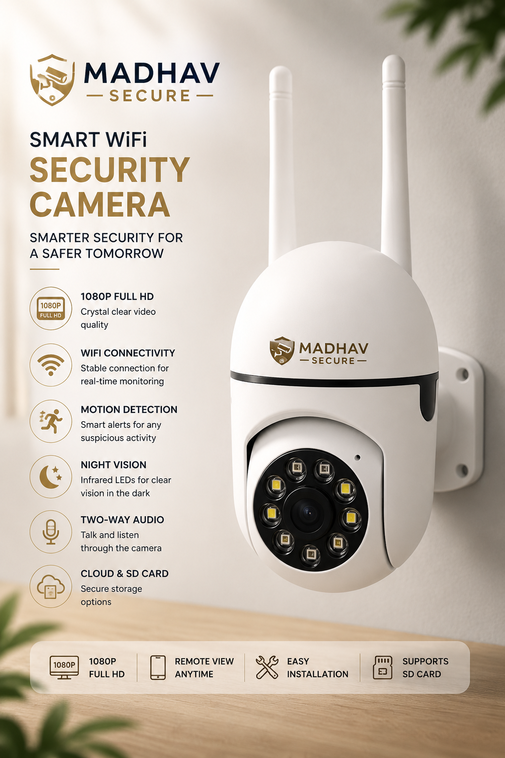 2mp Wifi mini camera