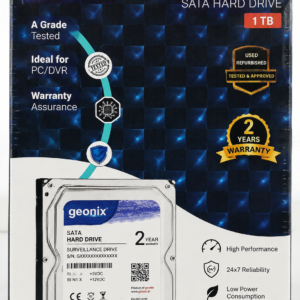 Geonix 1TB Surveillance SATA Hard Disk – 2 Years Warranty