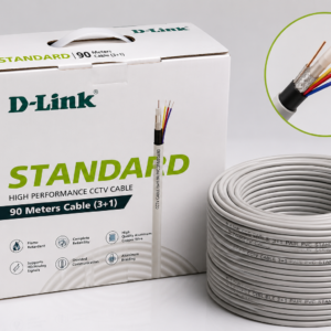 D-Link Standard 3+1 CCTV Cable | 90 Meter | High Performance CCTV Cable
