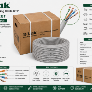 D-Link CAT6 UTP 305 Meter Full Copper Cable
