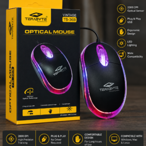 TERABYTE Vintage TB-36B Optical USB Mouse