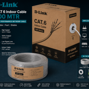 D-Link CAT6 100 Meter Indoor Cable