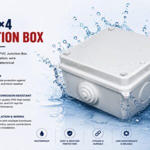 PVC 4×4 Junction Box
